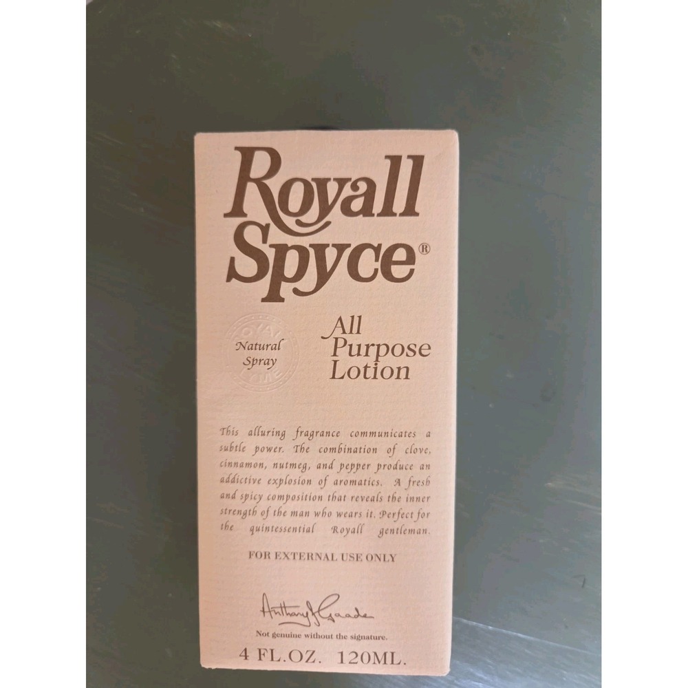 Royall Spyce Royall Fragrances All Purpose Lotion Spray 4 Fl Oz 120 ML Sealed